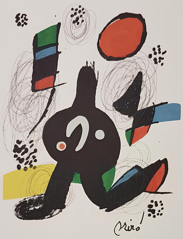 Joan Miró, Composition (Mourlot 1212-1225; Cramer 248), La mélodie acide, Limited Edition Lithograph