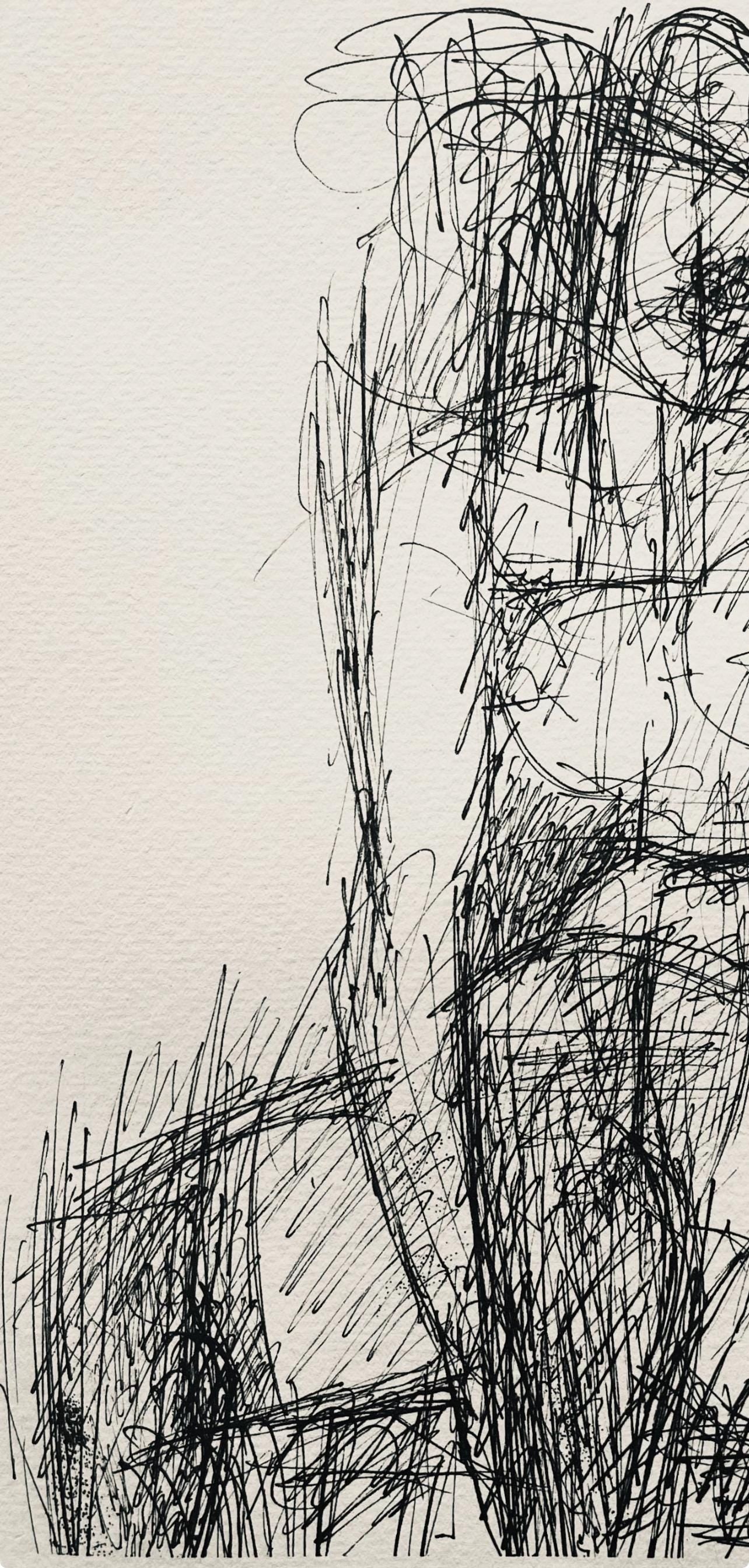 Marcel Gromaire, Composition, Gromaire, Limited Edition Lithograph