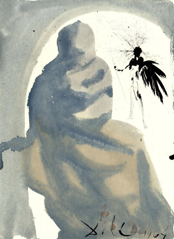 Salvador Dali, Composition (Michler/Löpsinger 1600; Field 69-3), Biblia Sacra, Limited Edition Lithograph