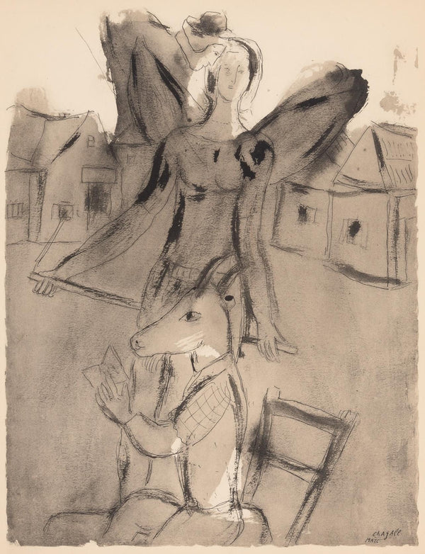 Marc Chagall, Composition, Couleur amour, Limited Edition Lithograph