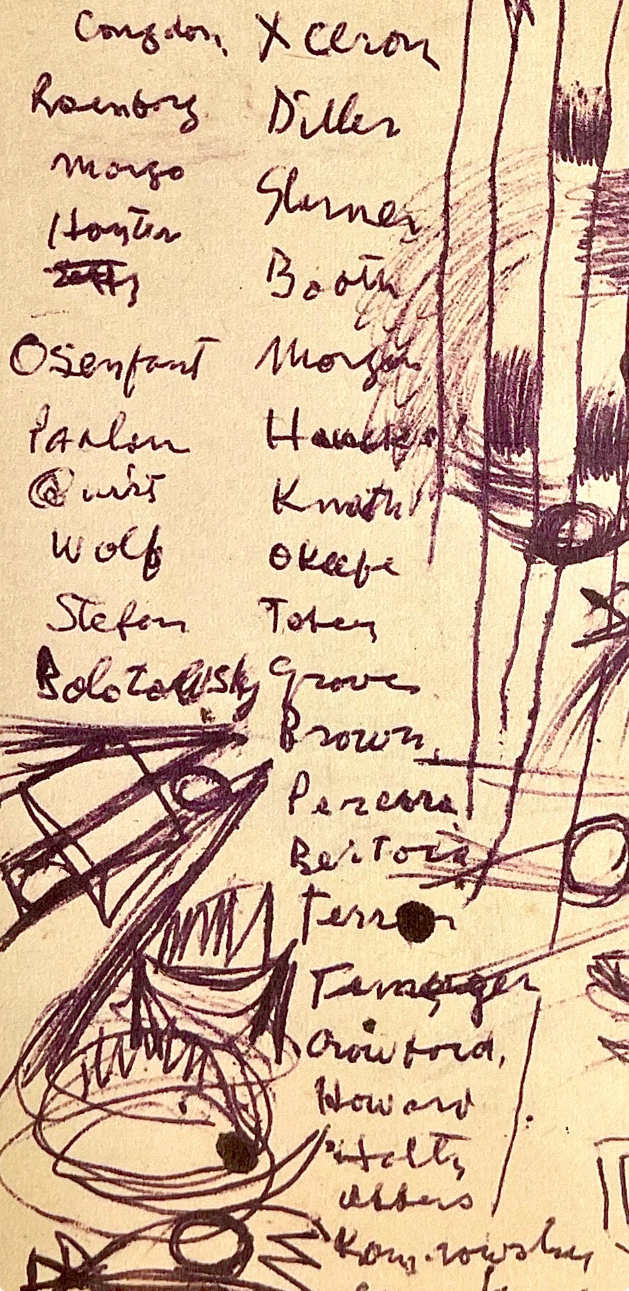 Jackson Pollock, Composition, Jackson Pollock, The Last Sketchbook, Limited Edition Lithograph
