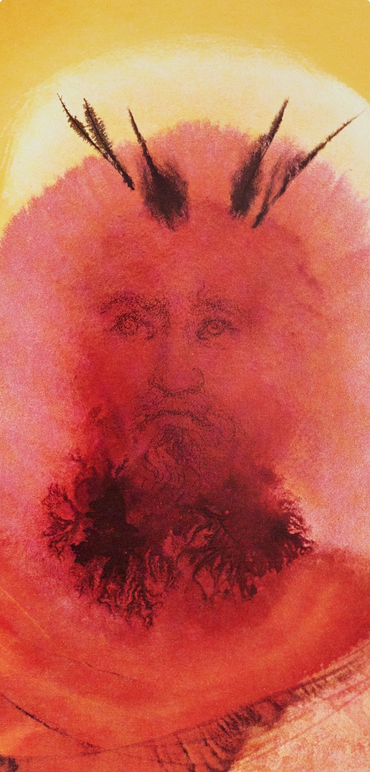 Salvador Dali, Composition (Michler/Löpsinger 1600; Field 69-3), Biblia Sacra, Limited Edition Lithograph