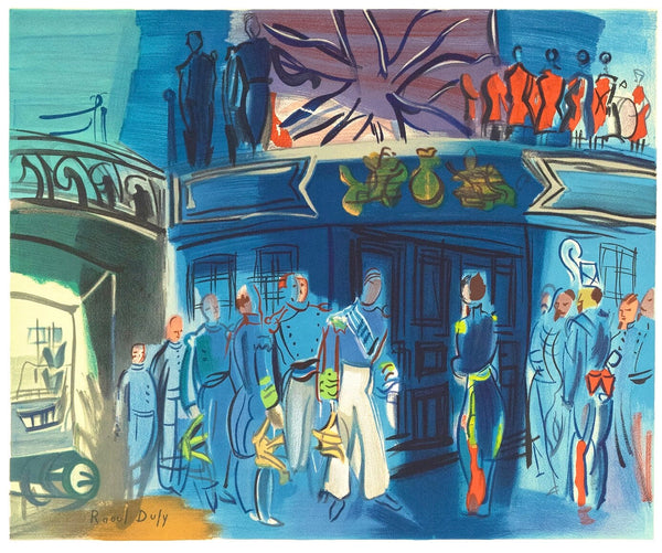 Raoul Dufy, Réception d'un amiral anglais sur un bateau francais, Raoul Dufy, Collection Pierre Lévy, Limited Edition Lithograph