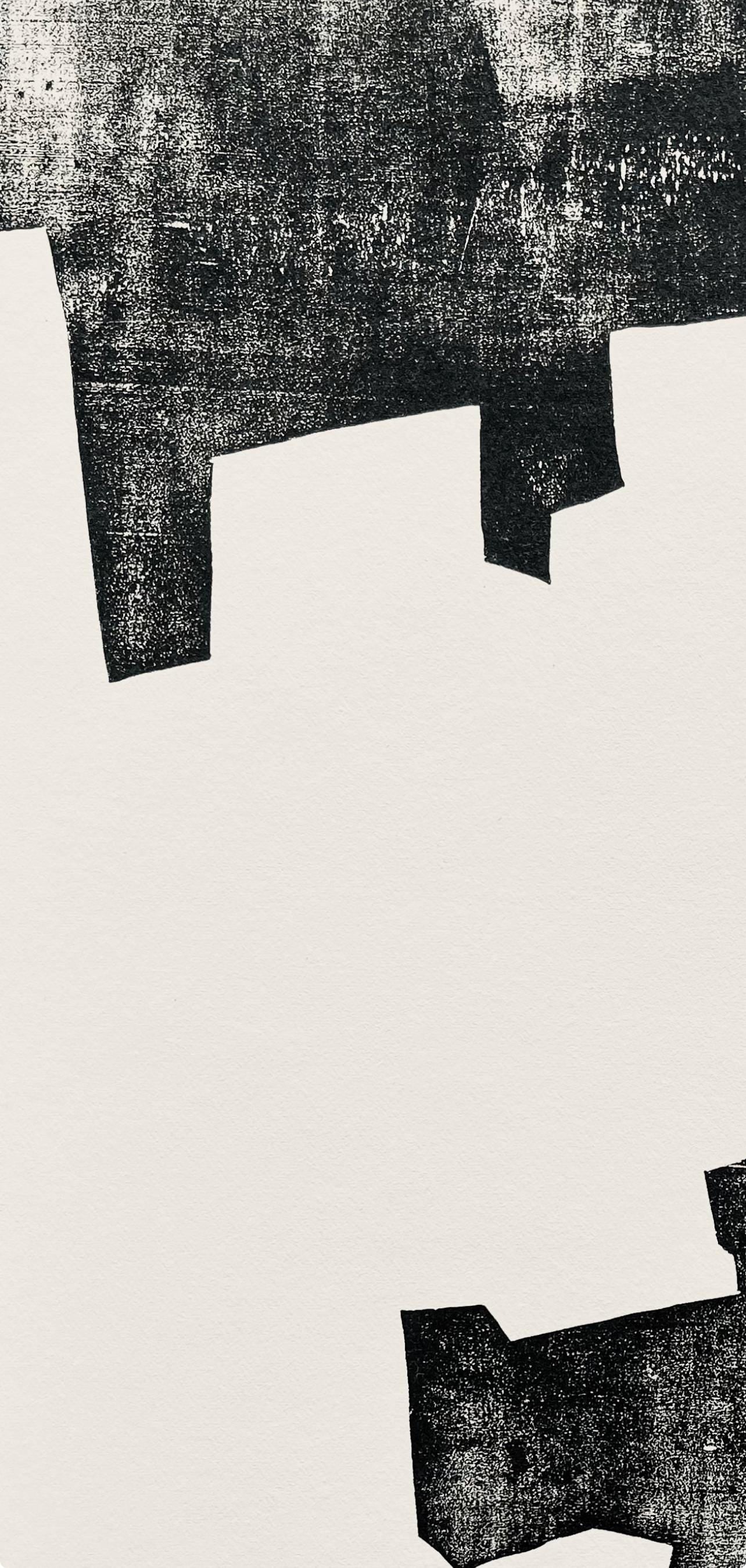 Eduardo Chillida, Composition, Derrière le miroir, Limited Edition Woodcut