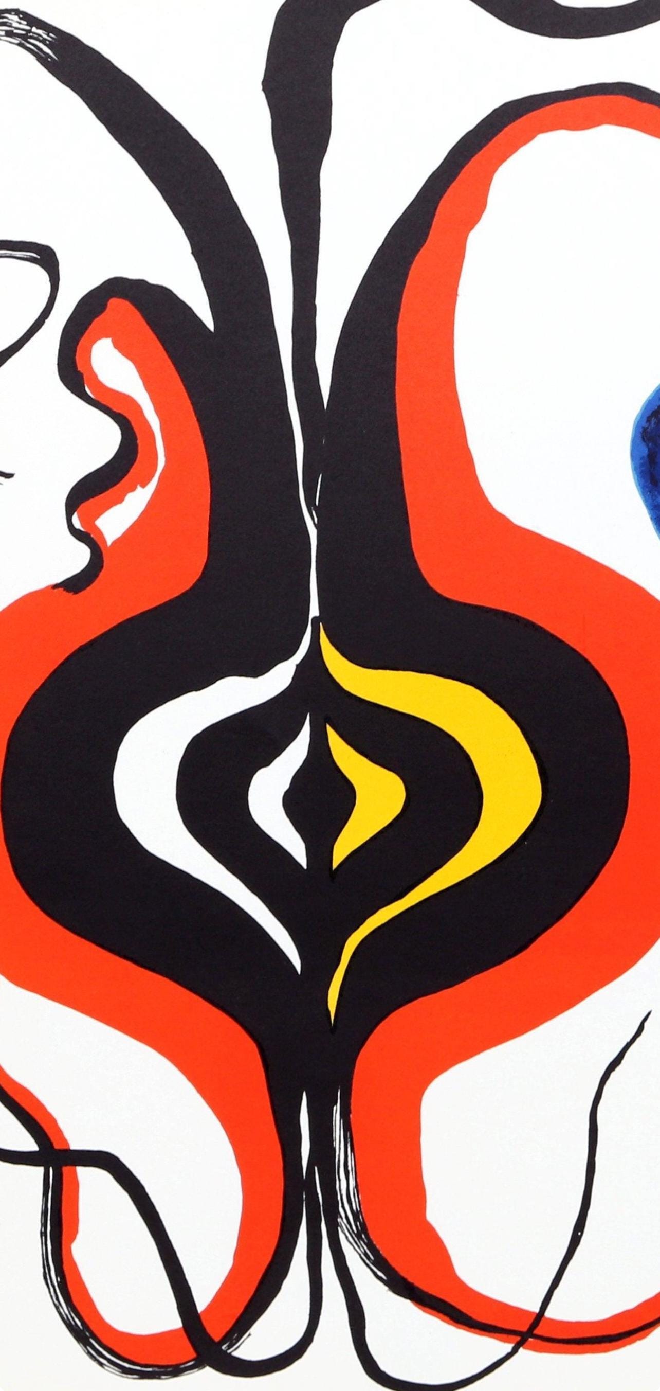 Alexander Calder, Composition, Derrière le miroir, Limited Edition Lithograph