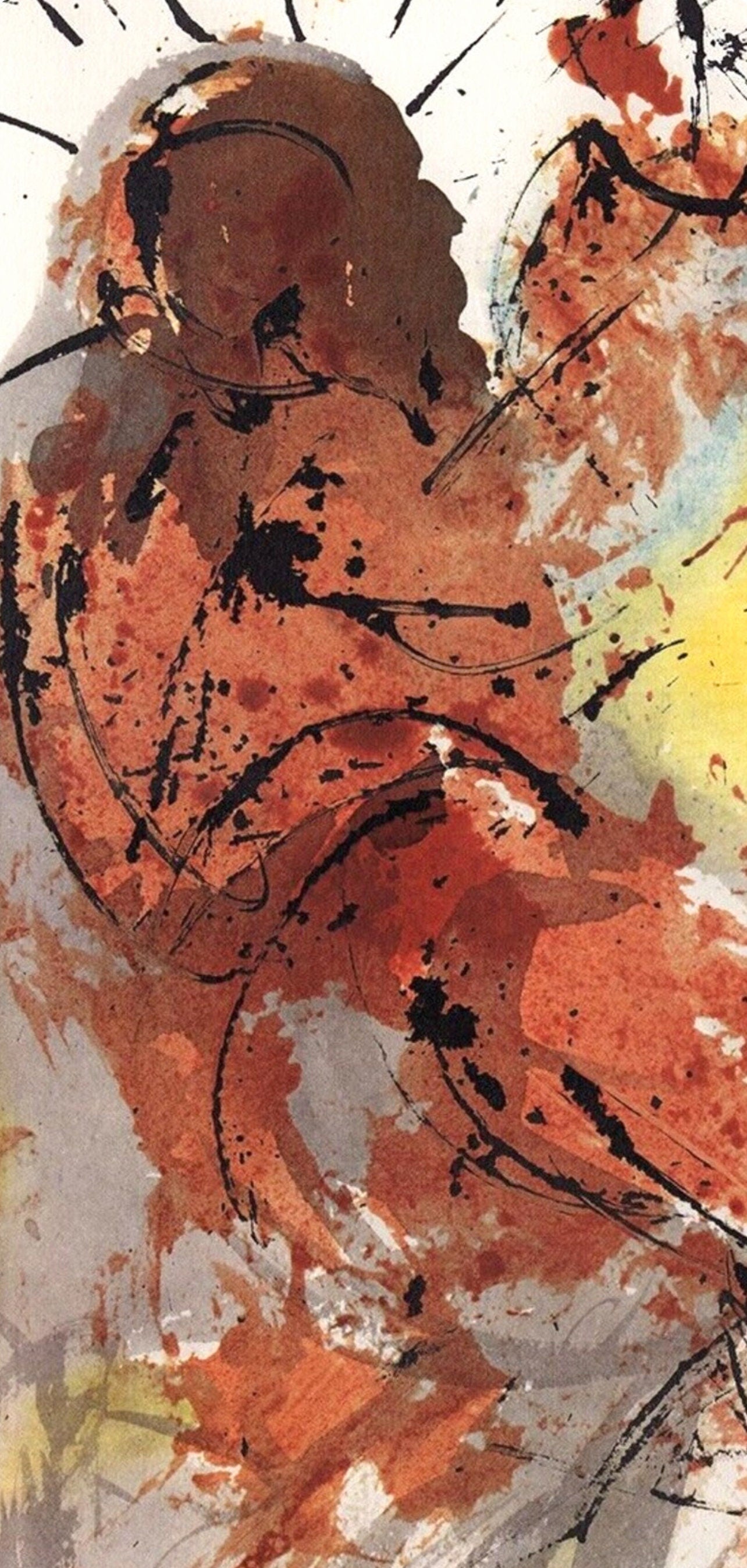 Salvador Dali, Composition (Michler/Löpsinger 1600; Field 69-3), Biblia Sacra, Limited Edition Lithograph