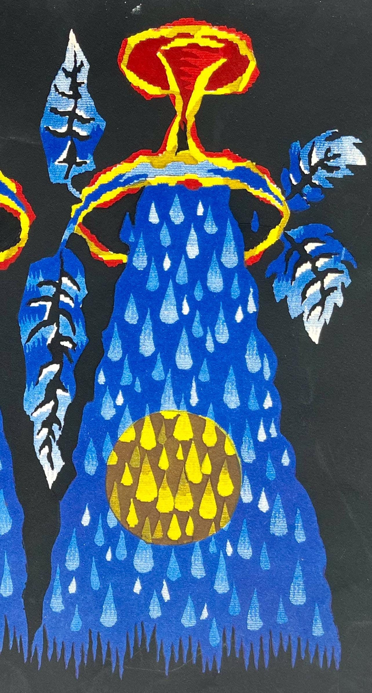 Jean Lurçat, Le Verseau (Aquarius), Les Signes du zodiaque, Limited Edition Lithograph