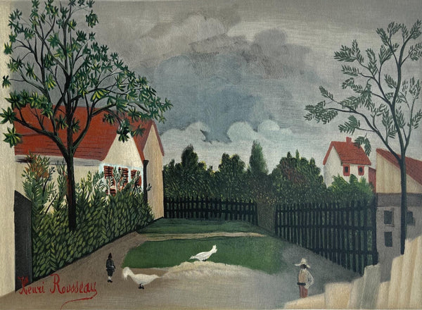 Henri Rousseau, La Rue, Derrière le miroir, Limited Edition Lithograph