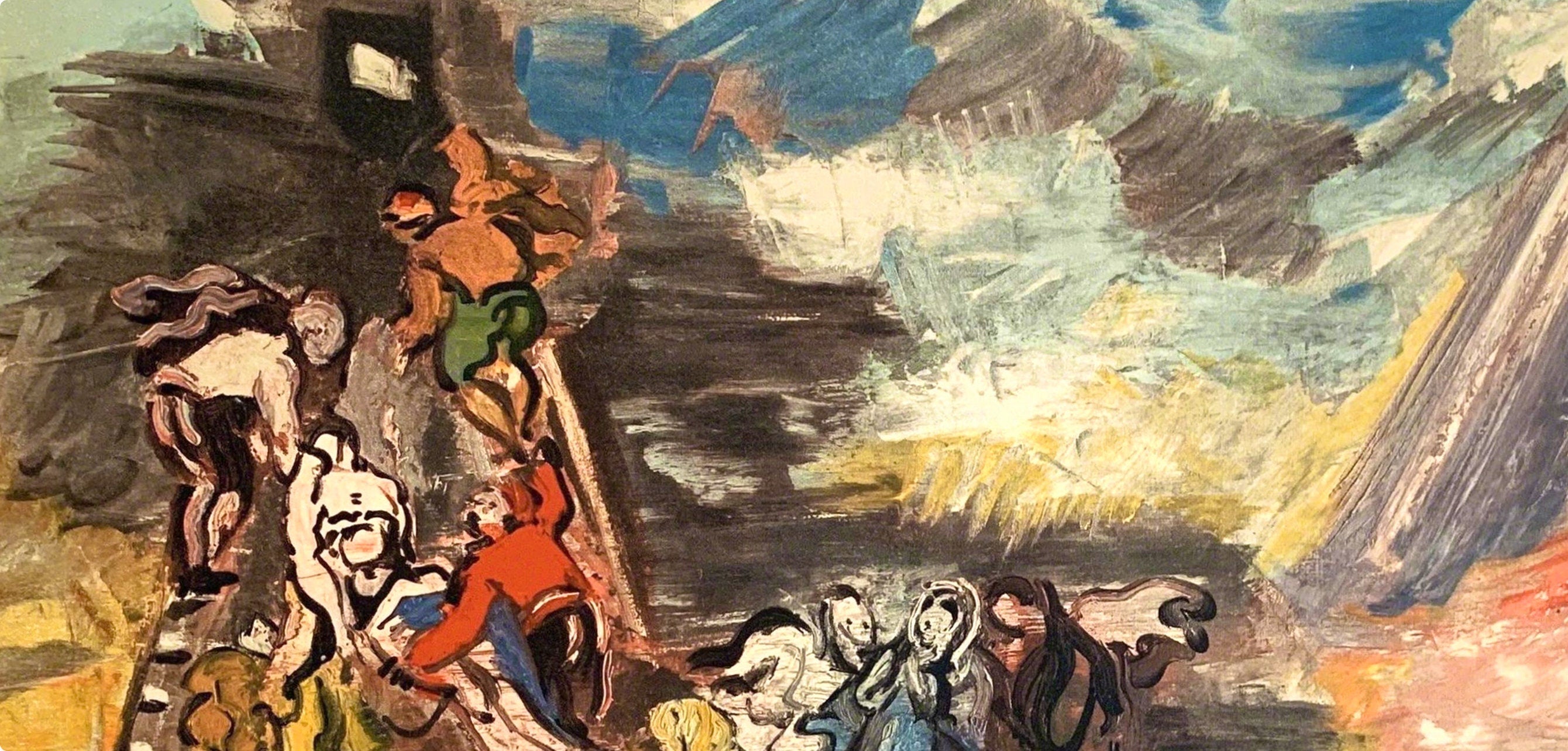 Charles Dufresne, Descente de Croix, Dufresne, Collection Pierre Lévy, Limited Edition Lithograph
