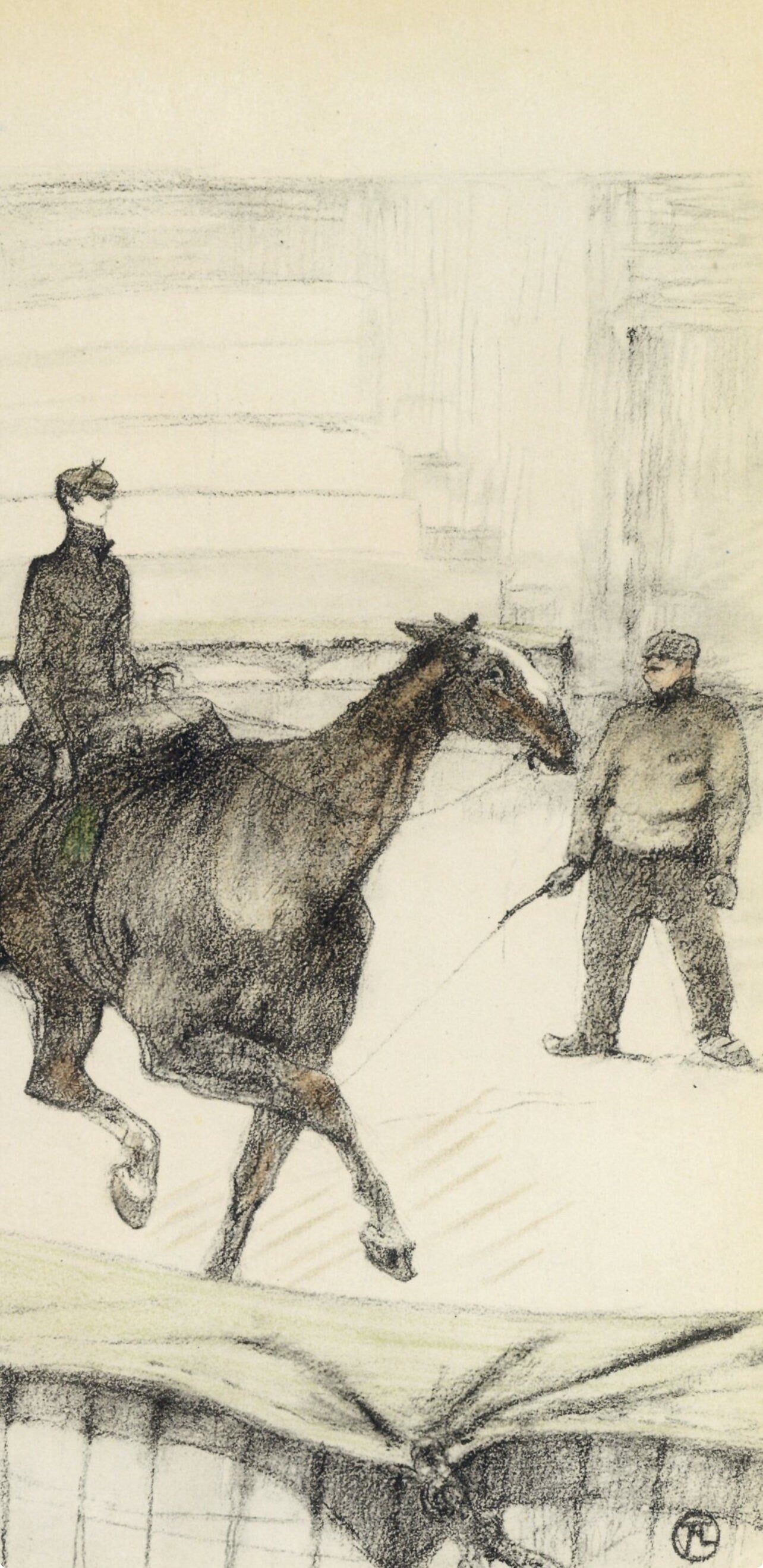 Henri de Toulouse-Lautrec, Travail de repetition, The Circus by Toulouse-Lautrec, Limited Edition Lithograph