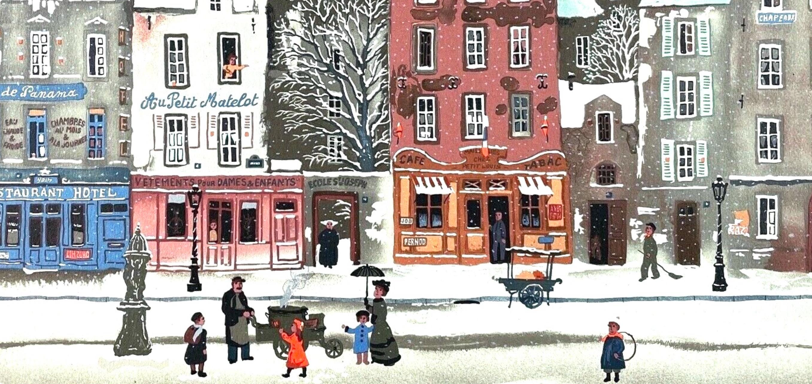Michel Delacroix, Chauds Les Marrons, Limited Edition Lithograph