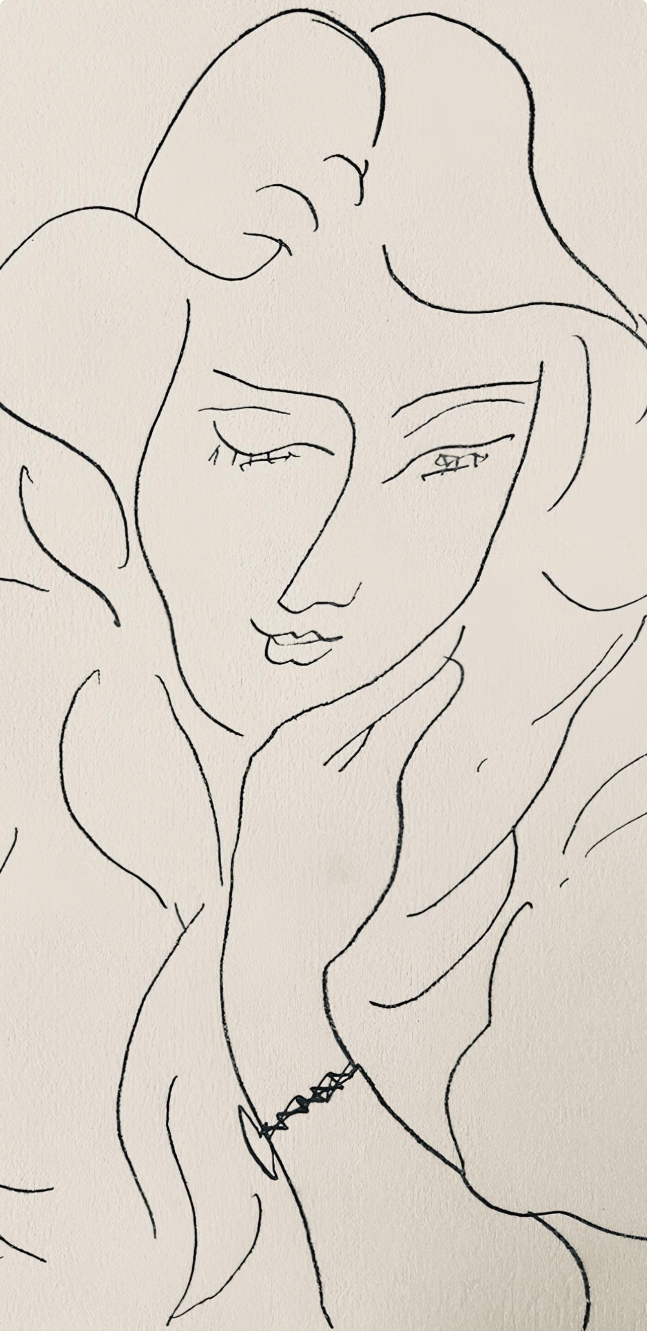 Henri Matisse, Composition, Dessins de Matisse, Hommage nº2, Limited Edition Lithograph