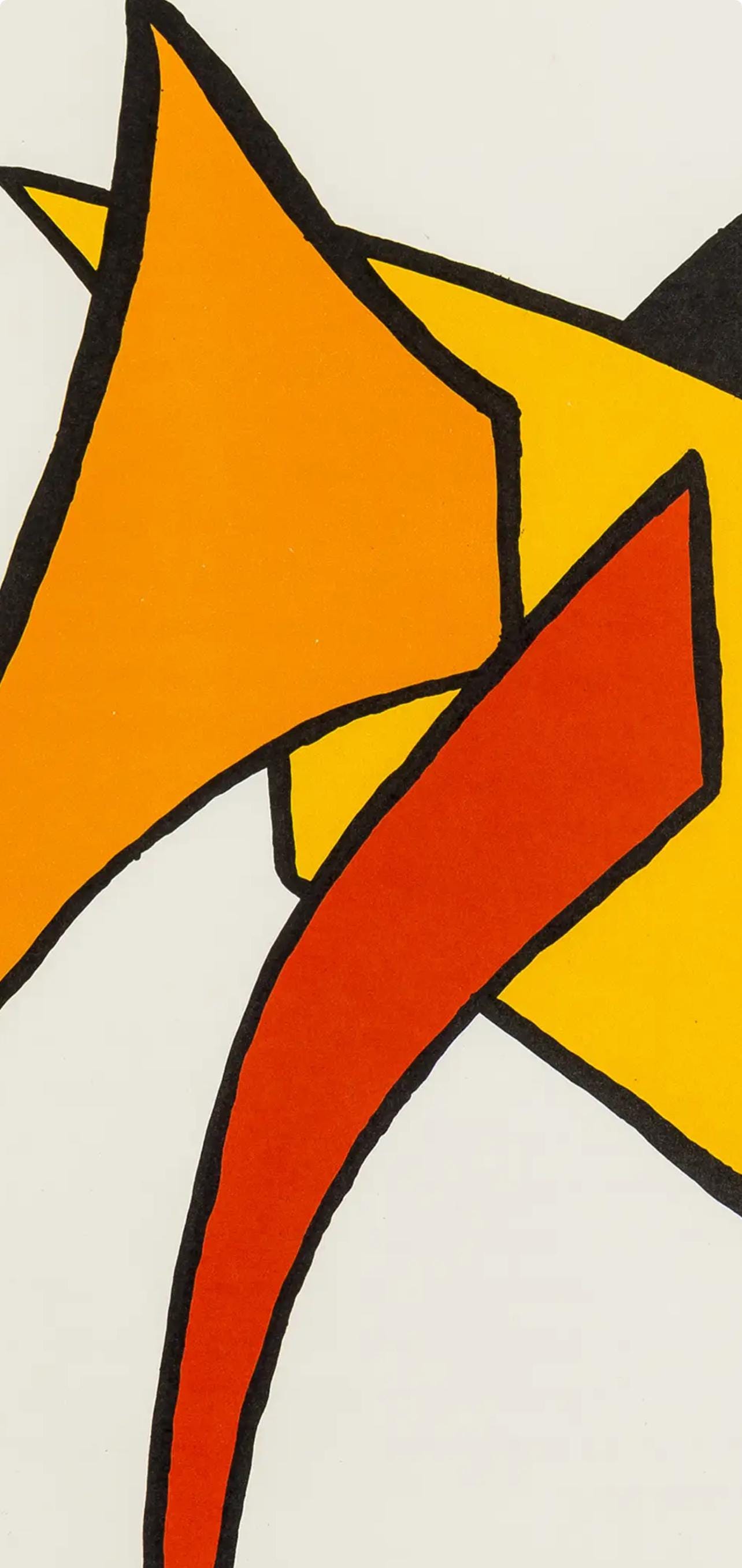 Alexander Calder, Composition, Derrière le miroir, Limited Edition Lithograph