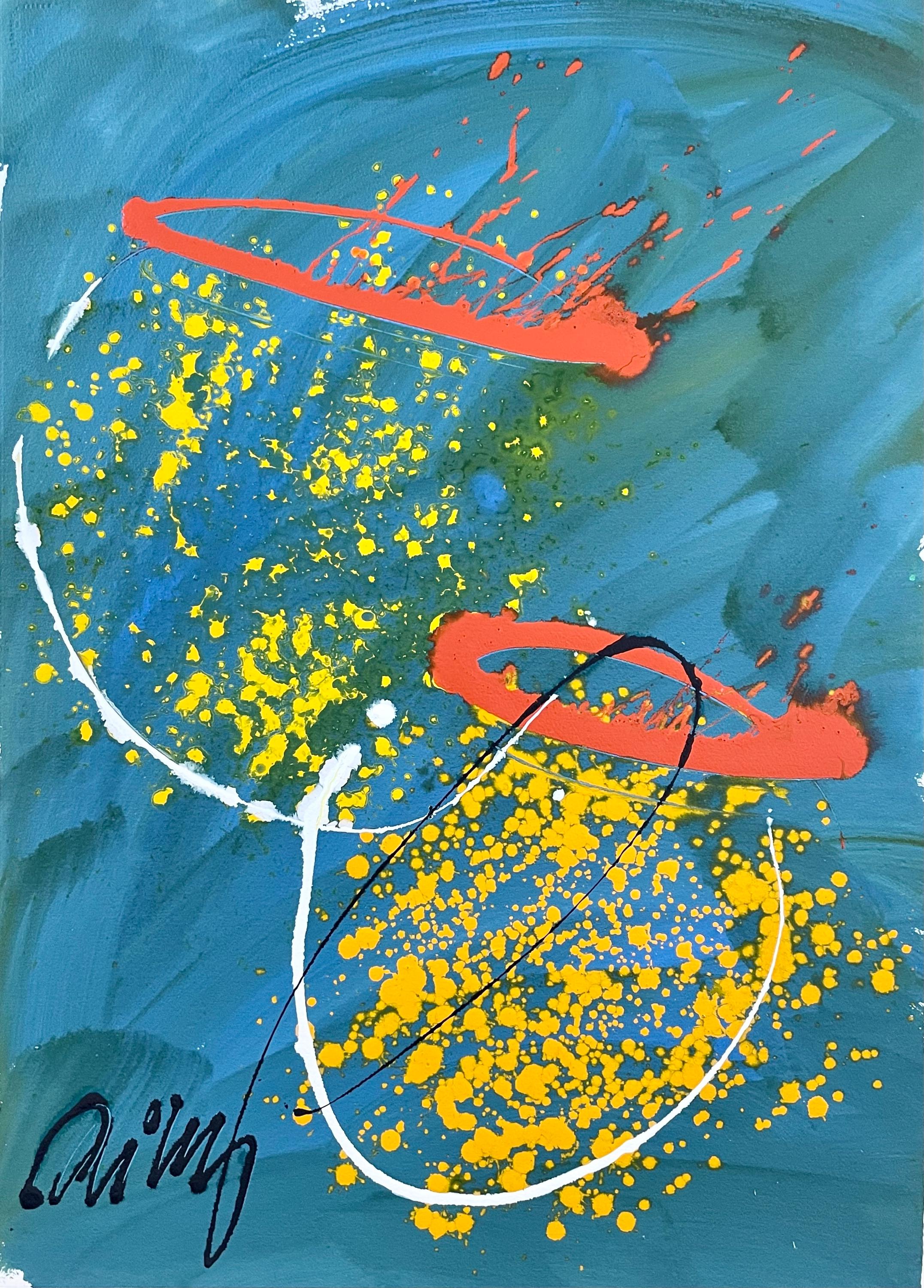 Dale Chihuly, Composition, Basket Series, Original Painting