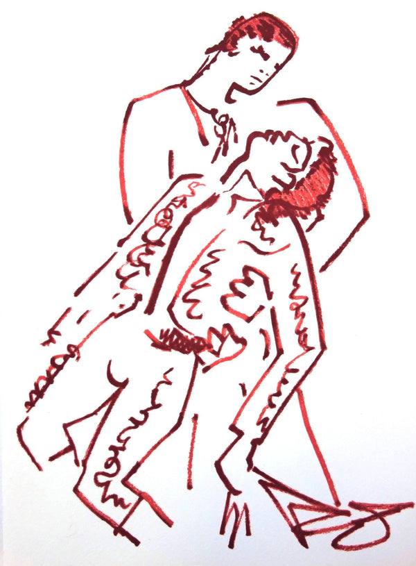 Jean Cocteau, Composition, Taureaux, Limited Edition Lithograph