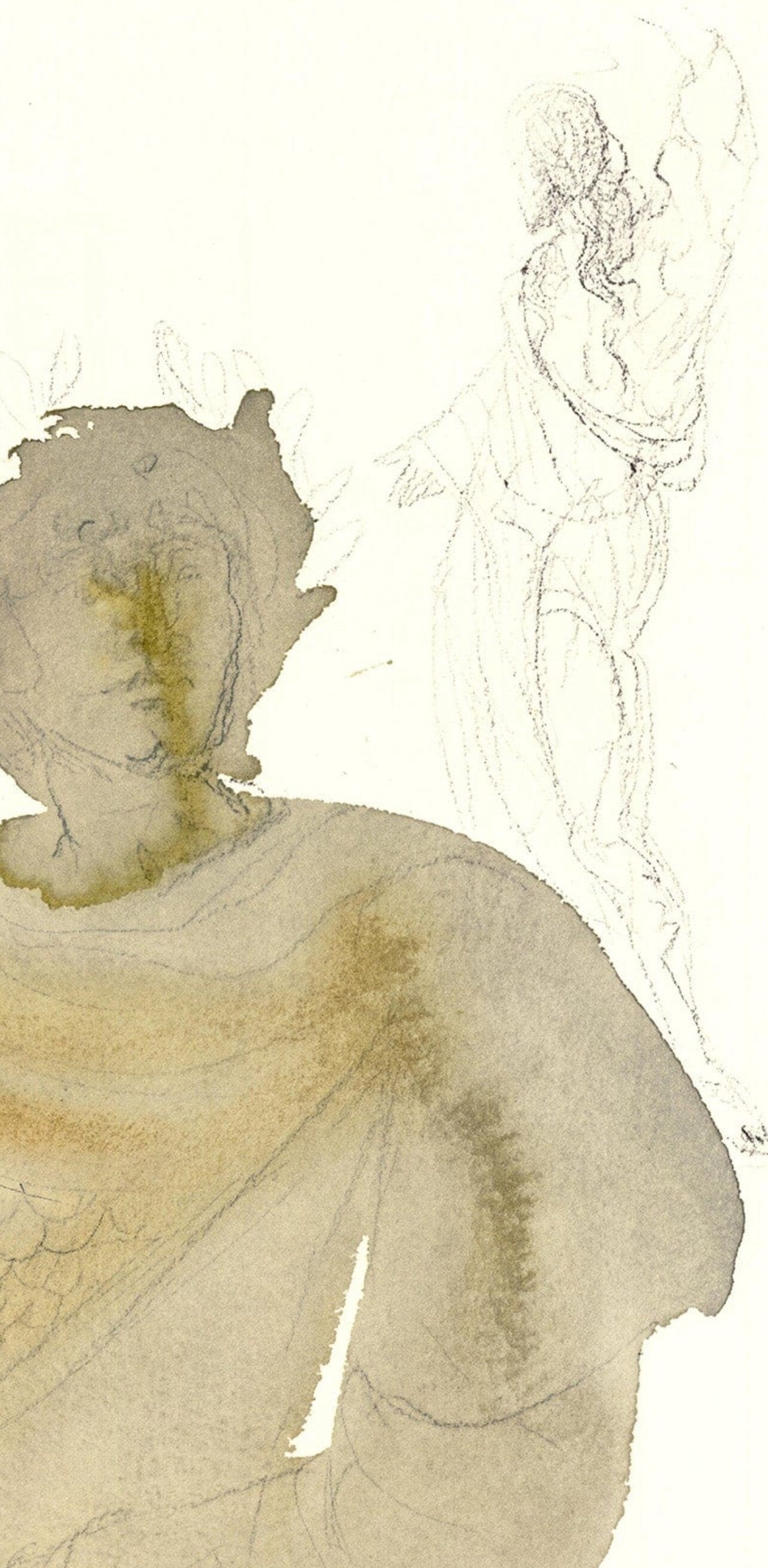Salvador Dali, Composition (Michler/Löpsinger 1600; Field 69-3), Biblia Sacra, Limited Edition Lithograph