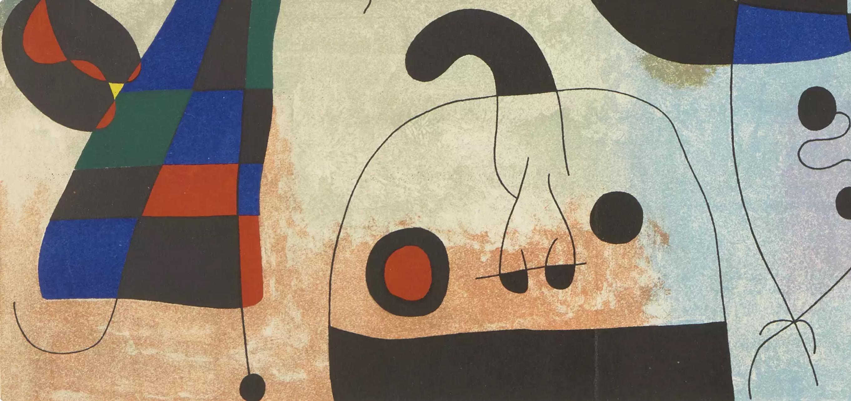 Joan Miró, Composition (Mourlot 1708), Derrière le miroir, Limited Edition Lithograph
