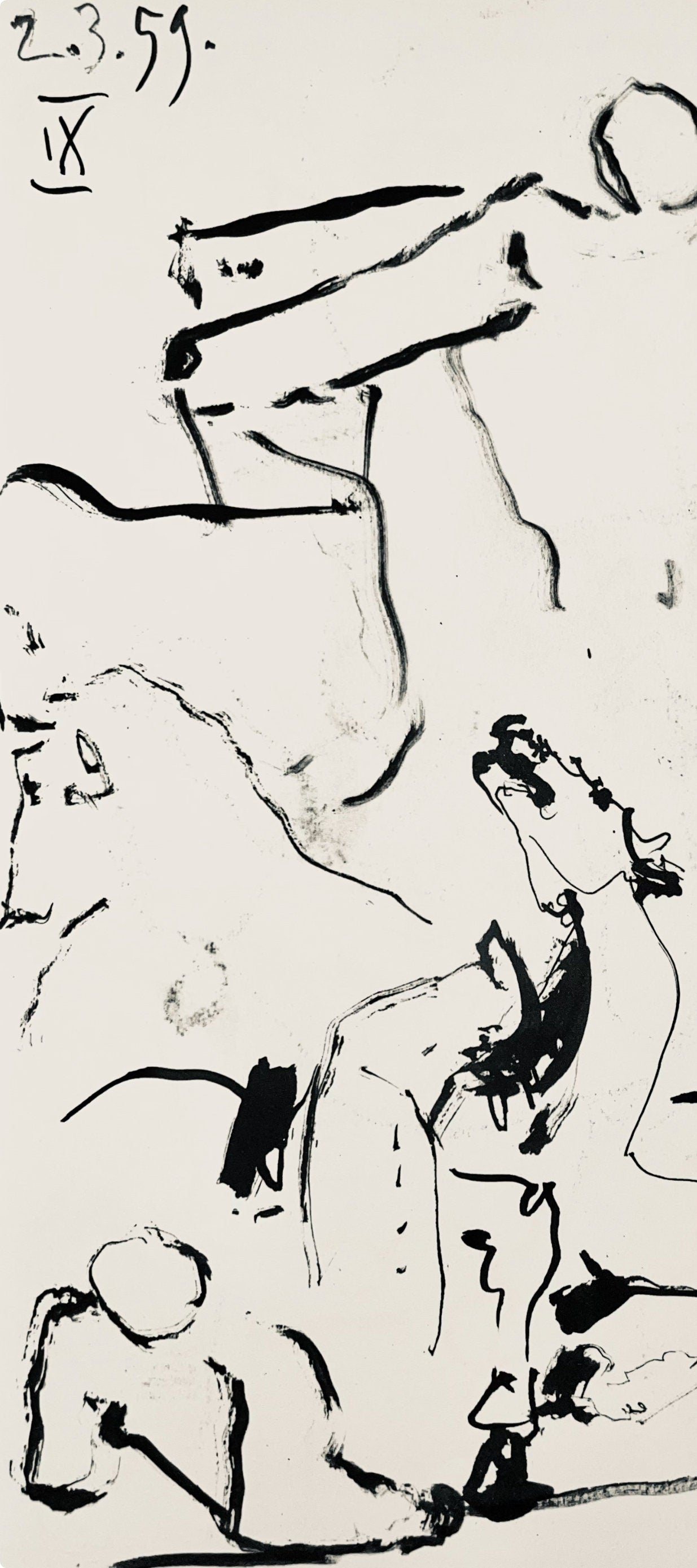 Pablo Picasso, Composition (Bloch 1276; Czwiklitzer 23), Toros y Toreros, Limited Edition Lithograph