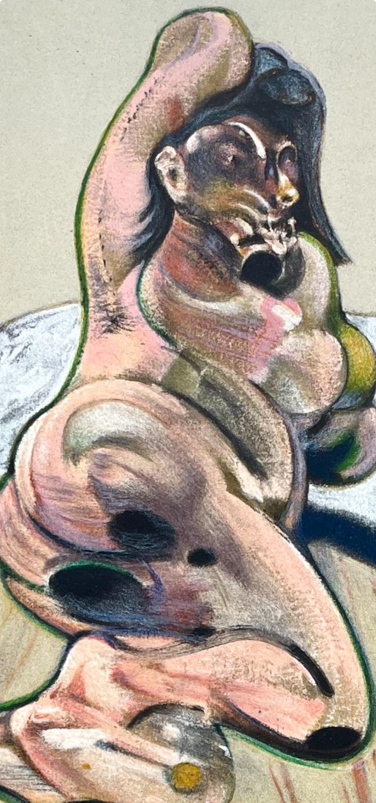 Francis Bacon, Portrait of Henrietta Moraes, Derrière le miroir, Limited Edition Lithograph