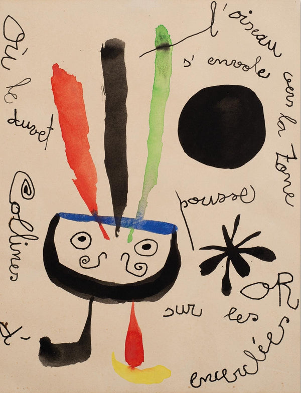 Joan Miró, Composition, XXe siècle, Limited Edition Lithograph