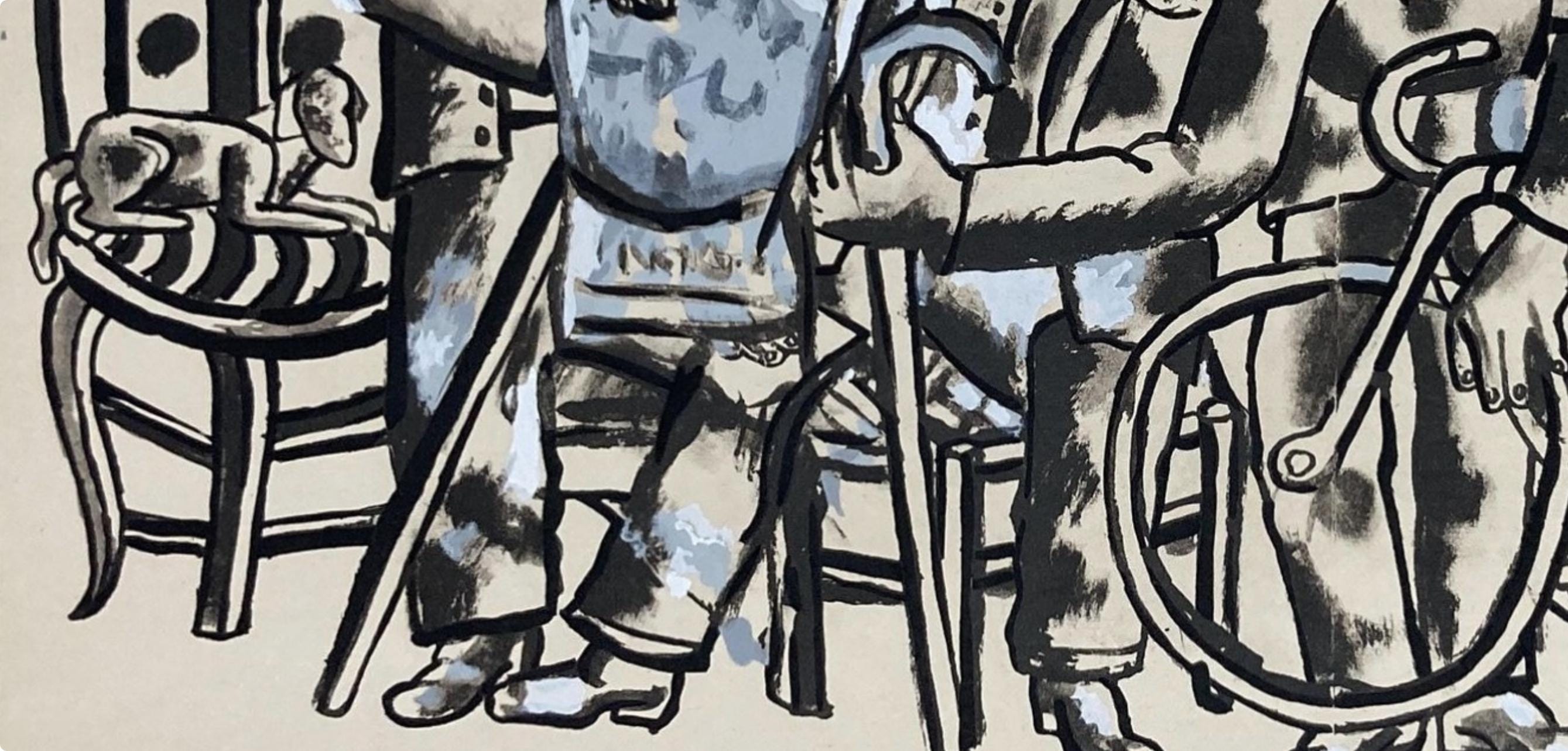 Fernand Léger, Composition, Contrastes, Limited Edition Lithograph