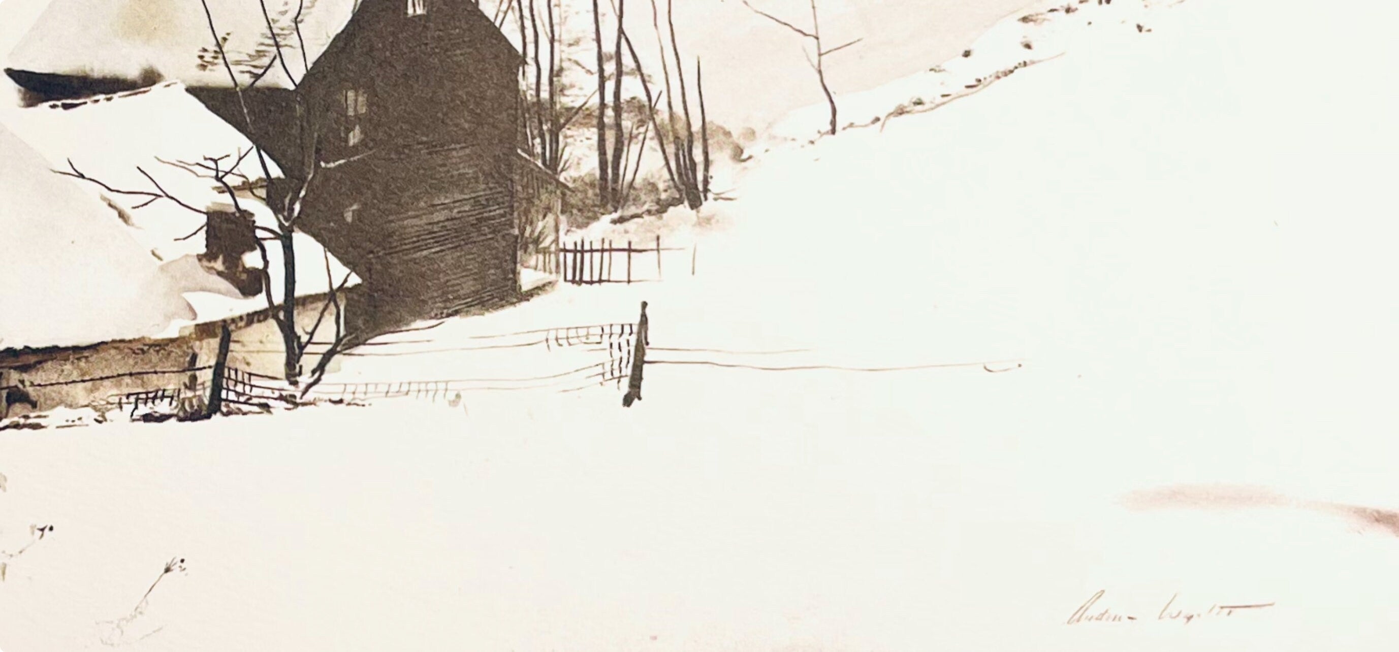 Andrew Wyeth, The Corner, The Four Seasons, Limited Edition Lithograph