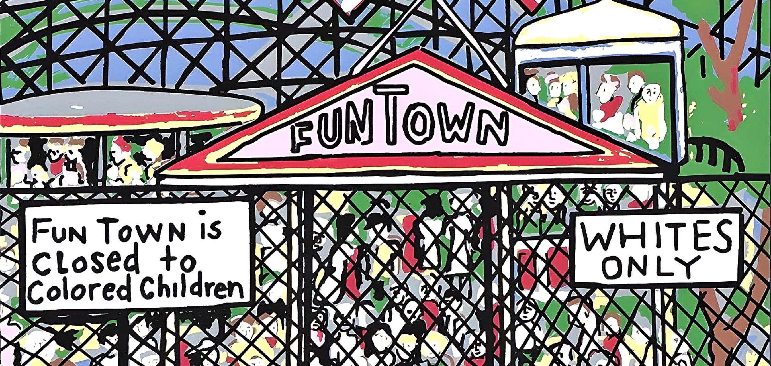 Faith Ringgold, For Whites Only, Letter from Birmingham City Jail, Limited Edition Silkscreen
