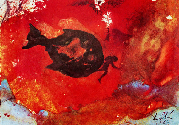 Salvador Dali, Composition (Michler/Löpsinger 1600; Field 69-3), Biblia Sacra, Limited Edition Lithograph