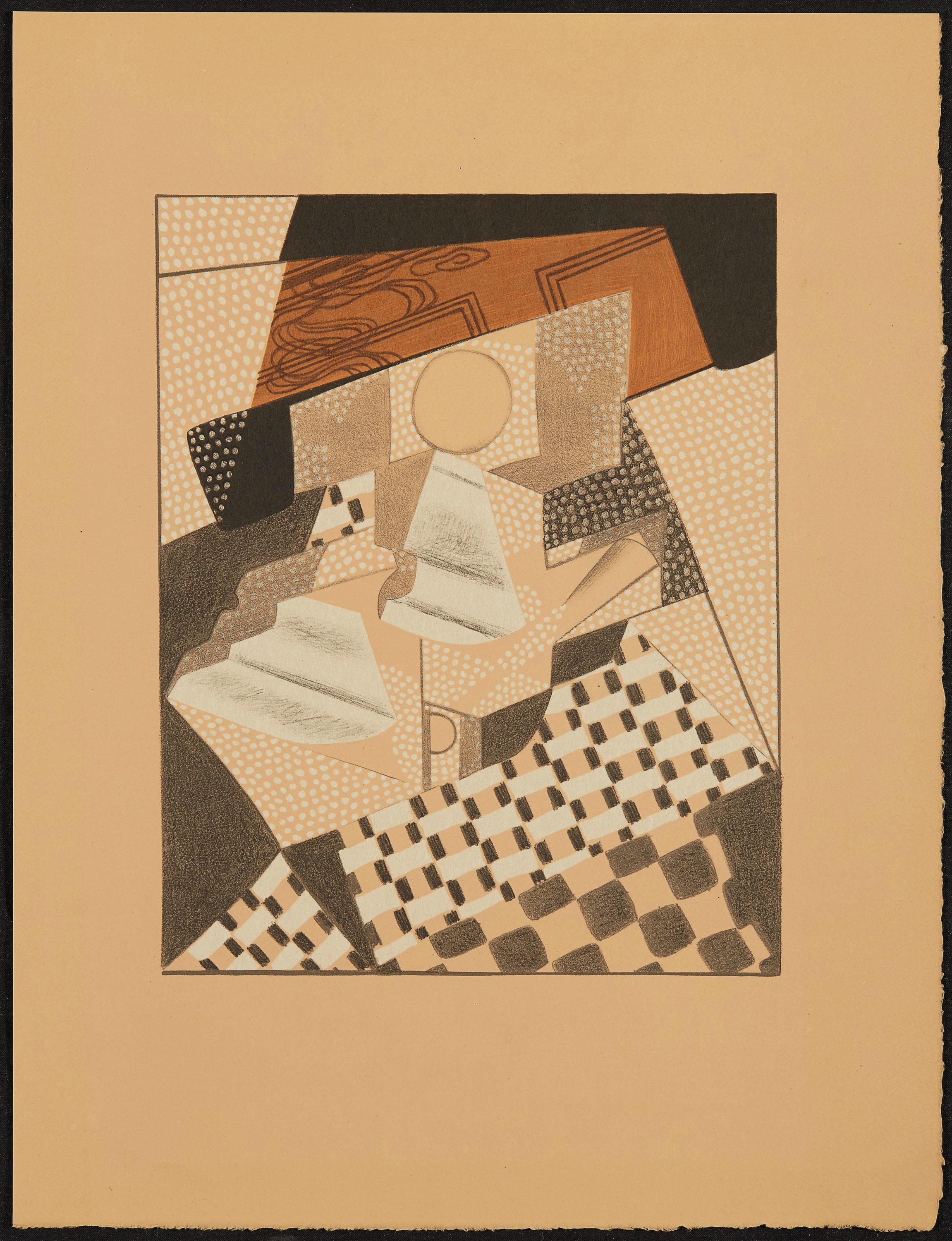 Juan Gris, Loupière (Kahnweiler 1969), Au Soleil du Plafond, Limited Edition Lithograph