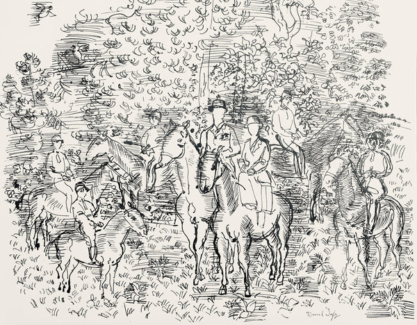 Raoul Dufy, Dessin, Lettre à mon peintre Raoul Dufy, Limited Edition Lithograph