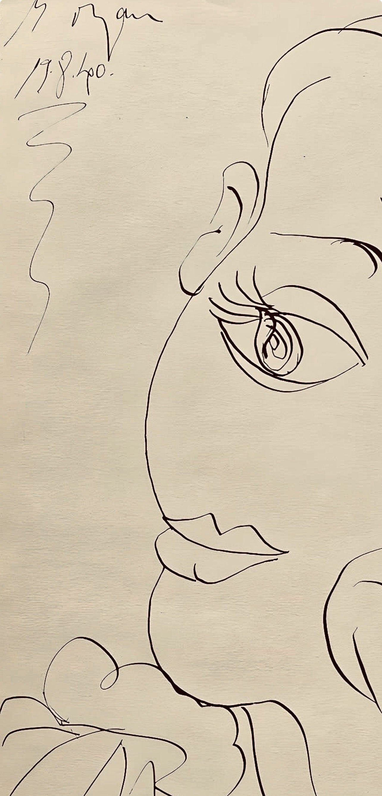Pablo Picasso, Composition, Carnet de dessins de Picasso, Cahiers d’Art, Limited Edition Lithograph
