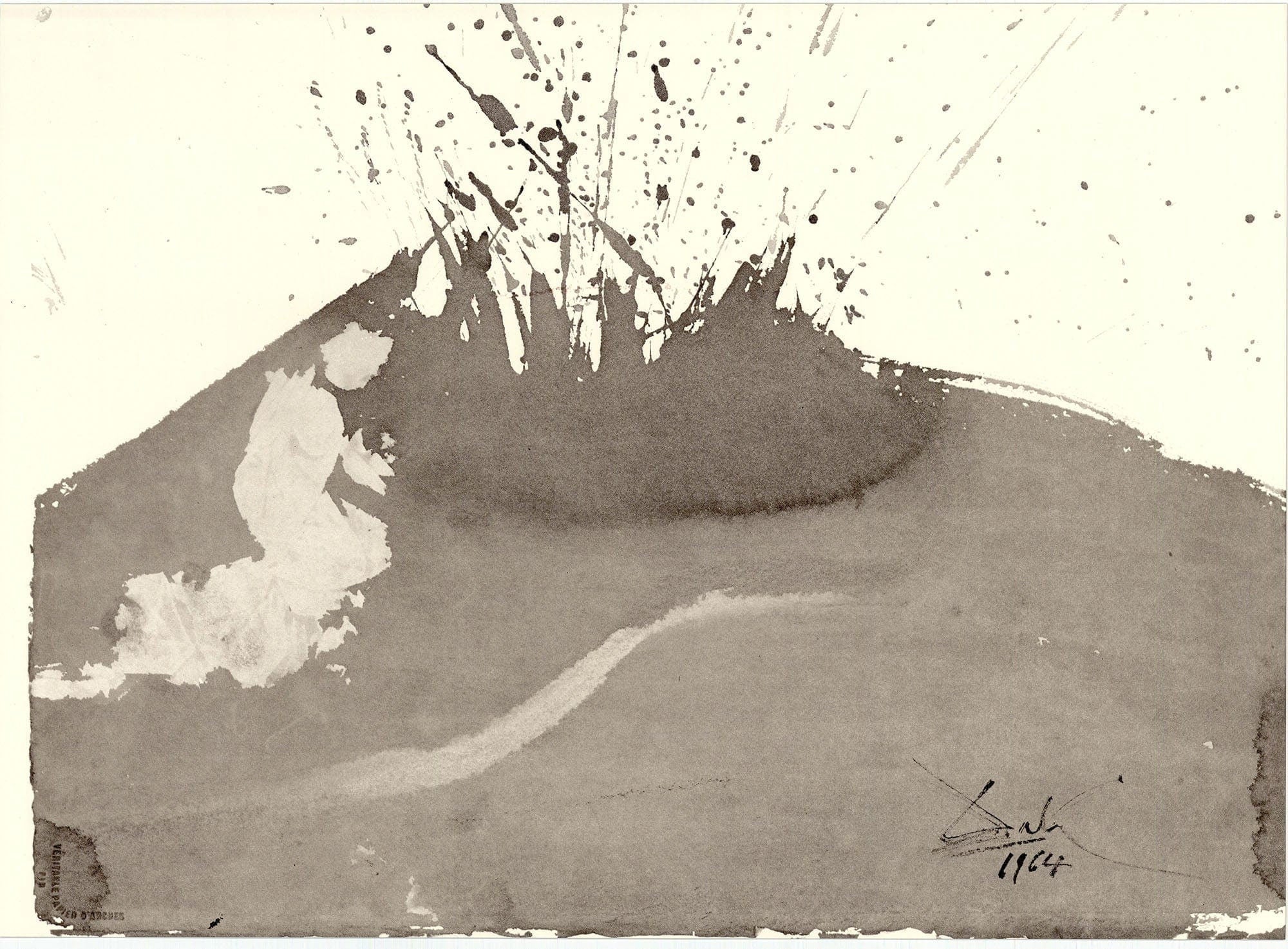 Salvador Dali, Composition (Michler/Löpsinger 1600; Field 69-3), Biblia Sacra, Limited Edition Lithograph