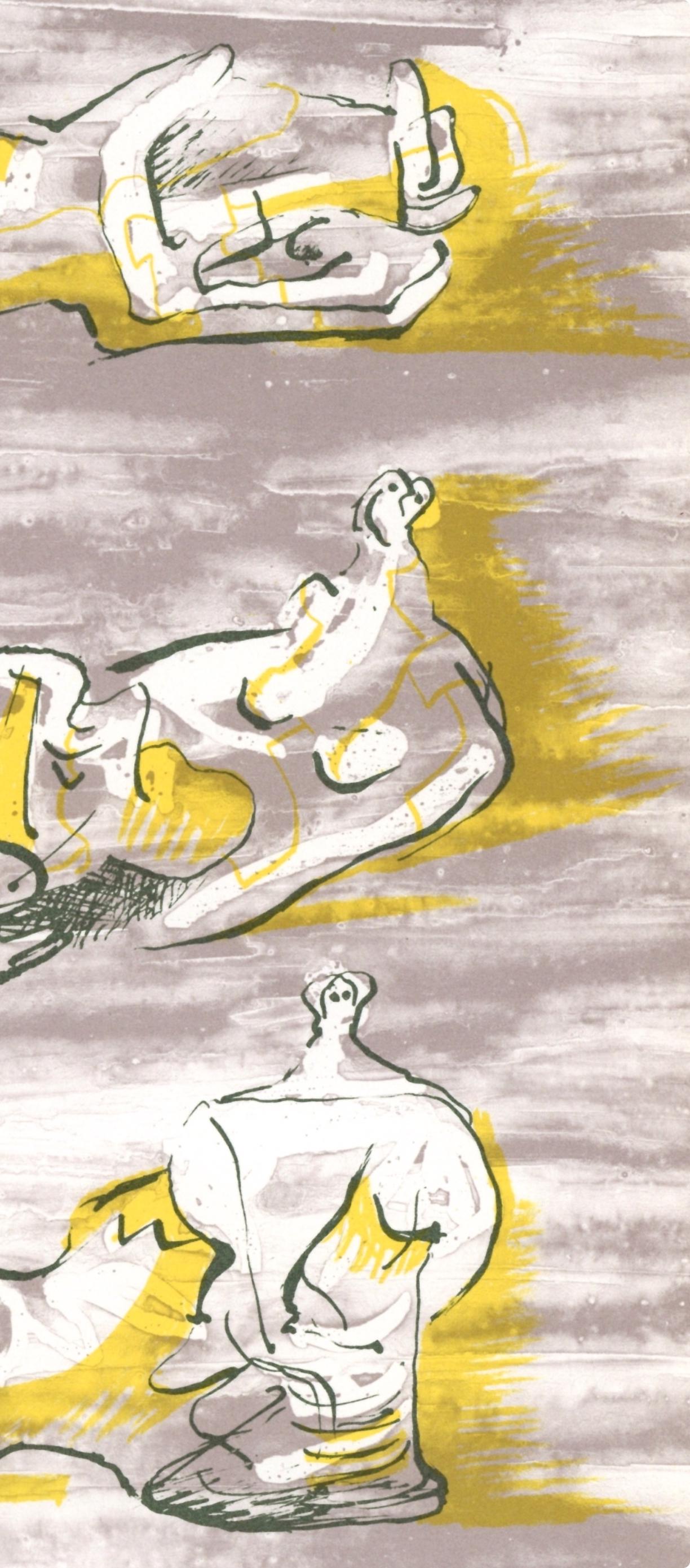 Henry Moore, Three Reclining Figures (Cramer 180), XXe siècle, Limited Edition Lithograph