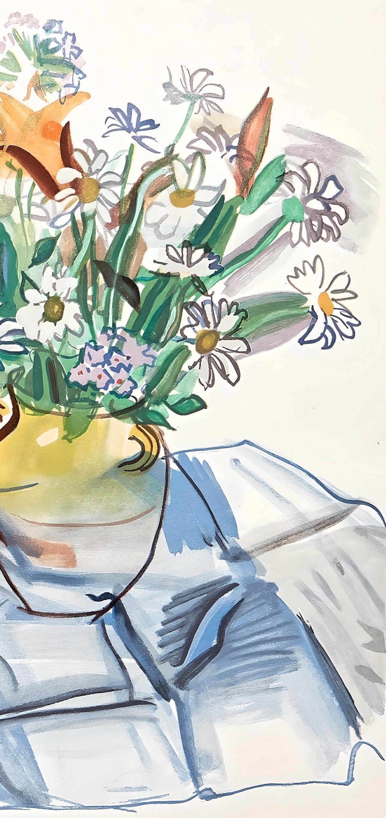 Raoul Dufy, Bouquet, Vacances forcées