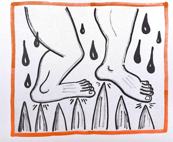 Keith Haring, Composition, Against All Odds, Limited Edition Lithograph