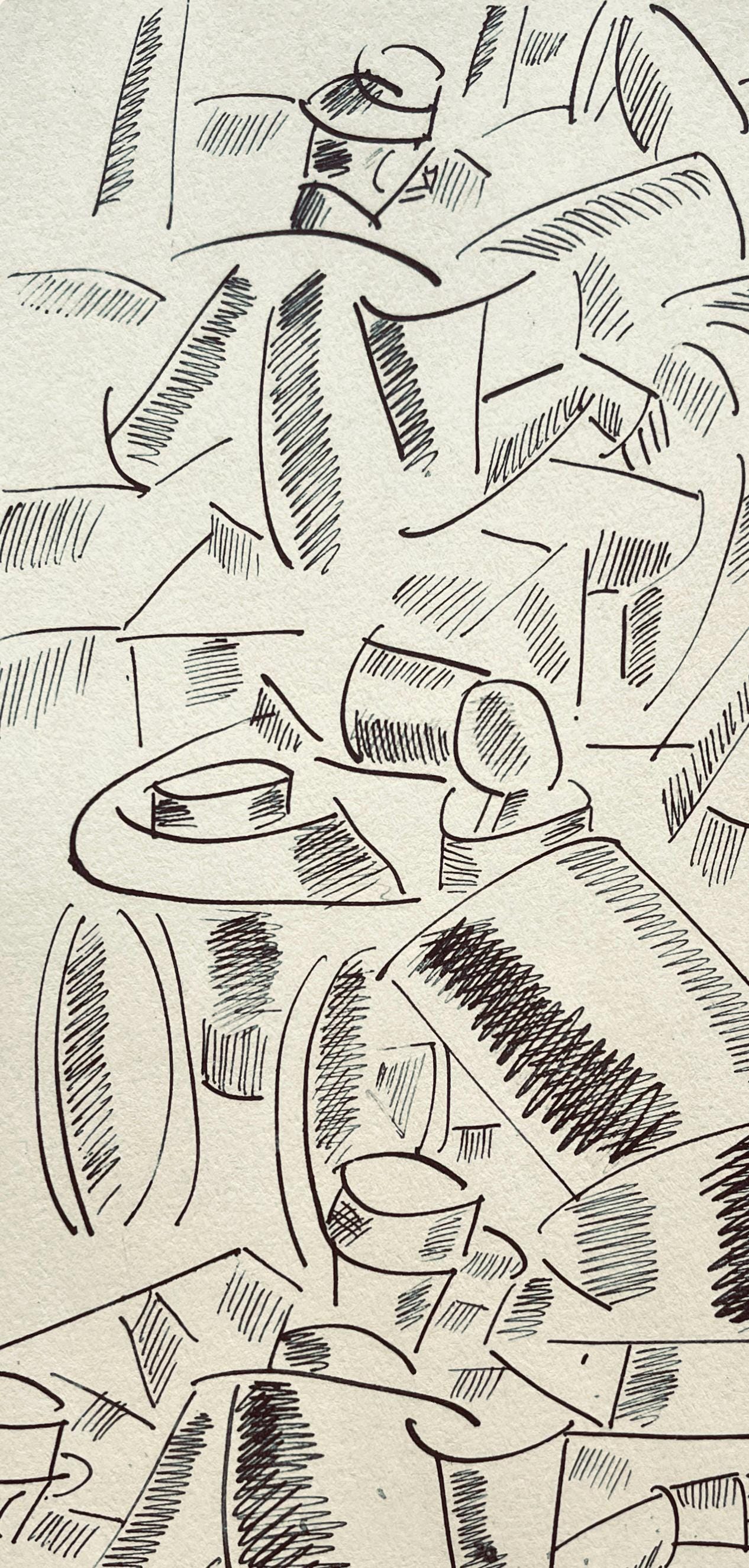 Fernand Léger, La Cuisine Roulante, Fernand Léger, Dessins de Guerre, Limited Edition Lithograph