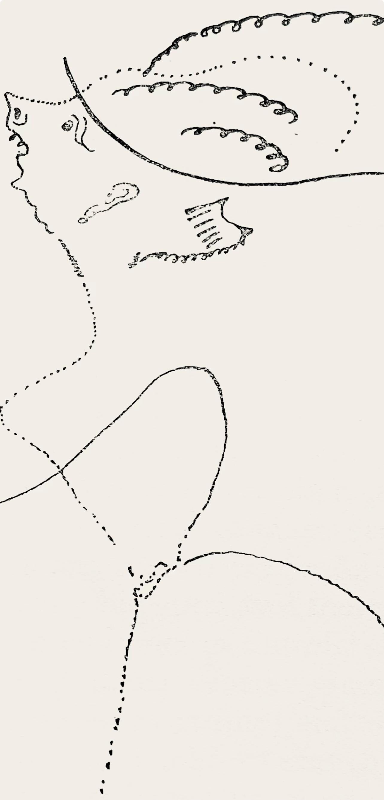 Marc Chagall, Composition, Suite Provinciale avec 92 dessins inédits de Marc Chagall, Limited Edition Lithograph