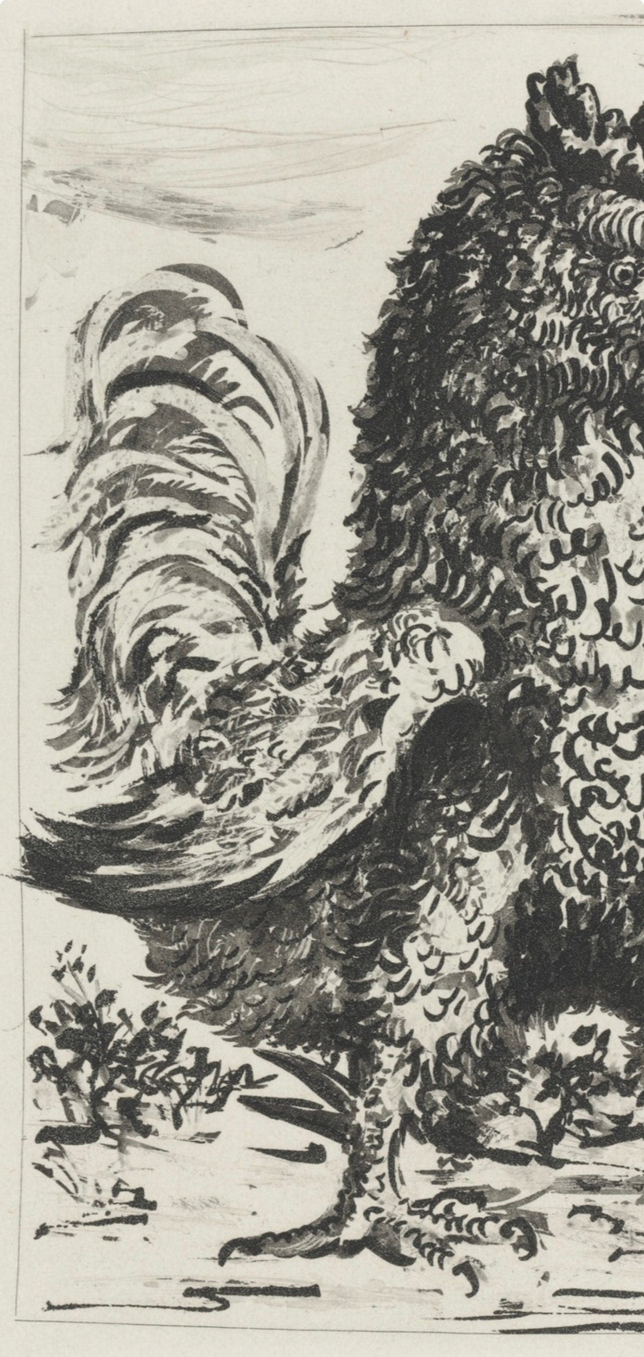 Pablo Picasso, Le Coq, Histoire naturelle, Limited Edition Lithograph