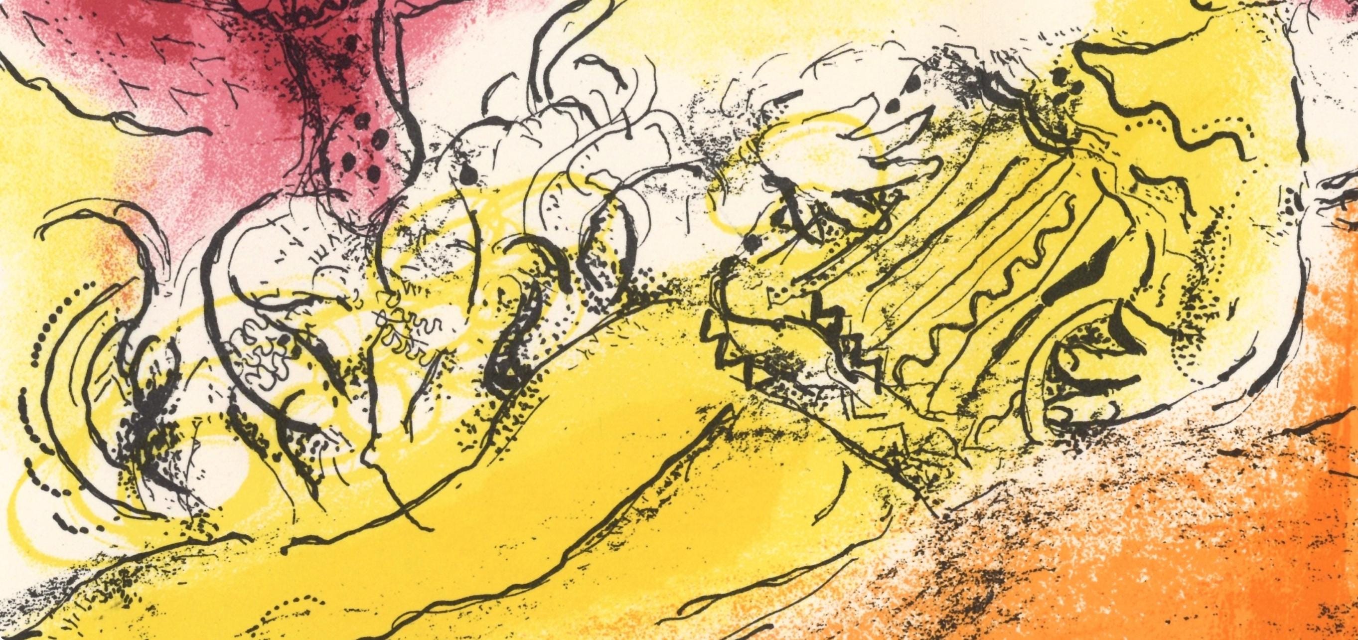Marc Chagall, Composition (Mourlot 192-207; Cramer 34), Limited Edition Lithograph