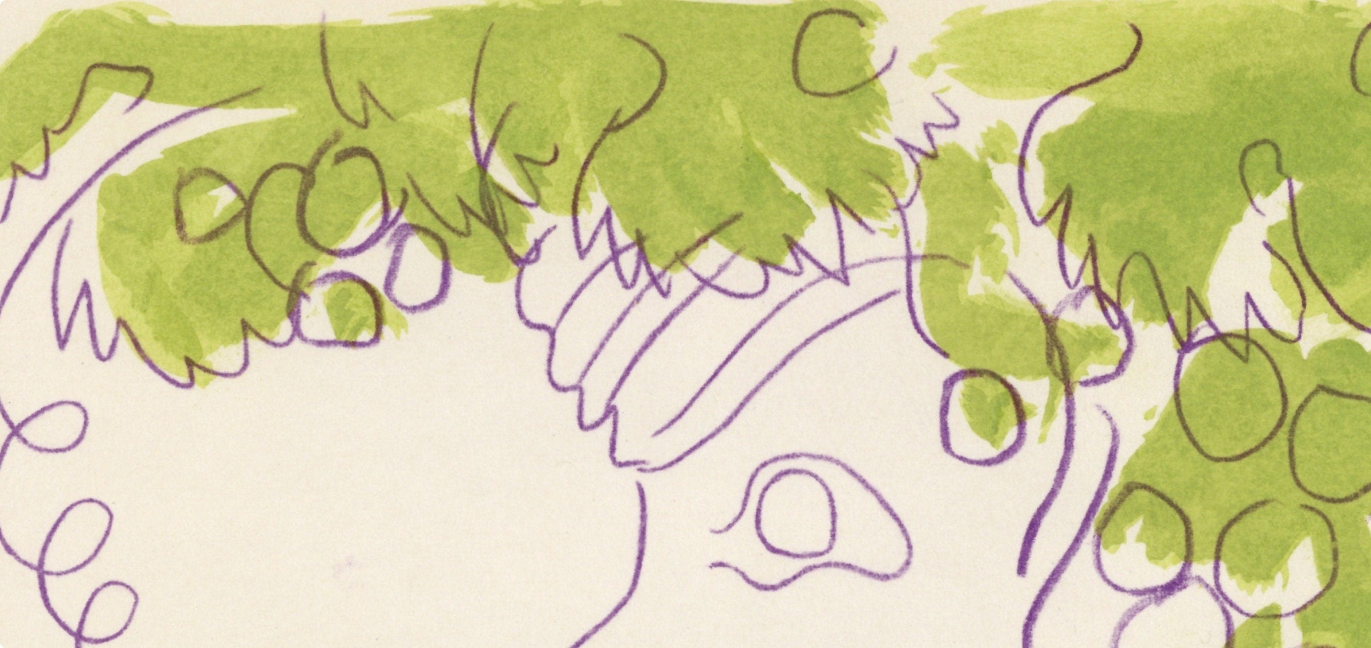 Jean Cocteau, Bacchante assise, Vins, Fleurs et Flammes, Limited Edition Lithograph