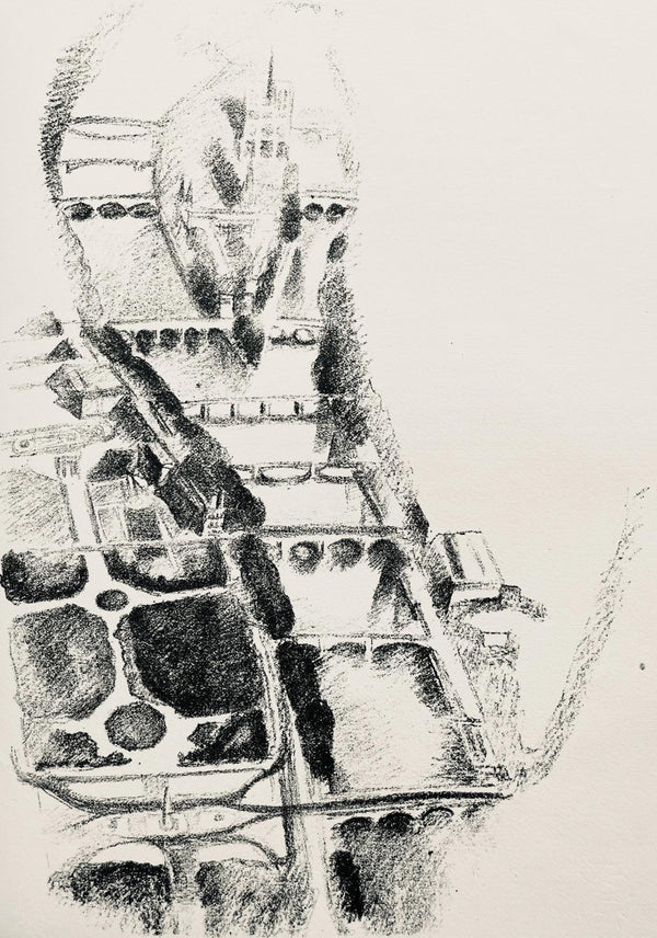 Robert Delaunay, La Seine et l'île de la Cité (Habasque 720-728), Allo! Paris!, Limited Edition Lithograph