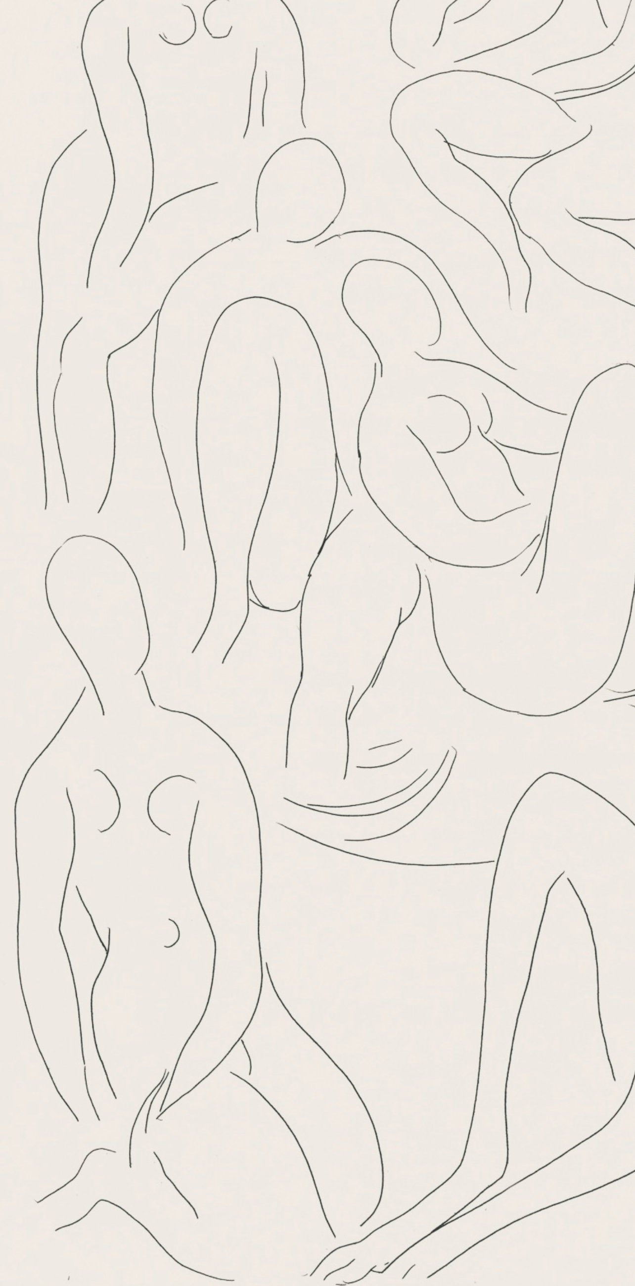 Henri Matisse, Nymphes et faune (Nymphs and Faun), Poésies, Limited Edition Lithograph