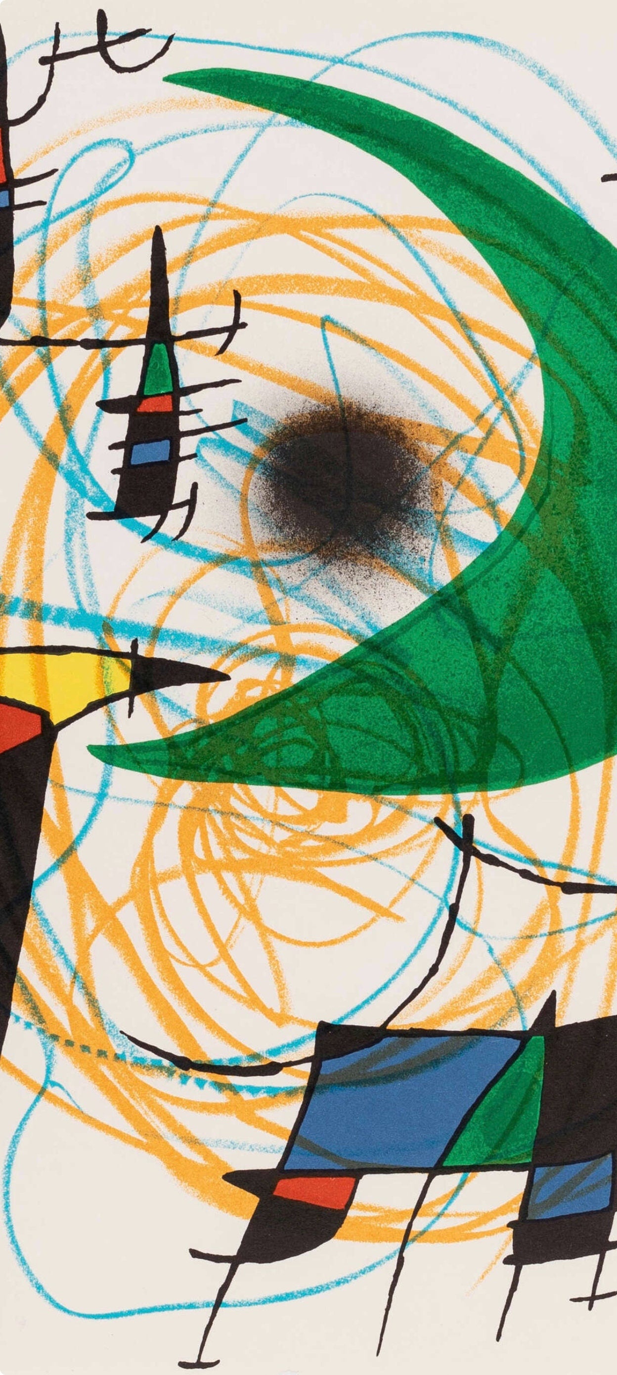 Joan Miró, Composition, (Cramer 160; Mourlot 861), Joan Miró Lithographs, Limited Edition Lithograph