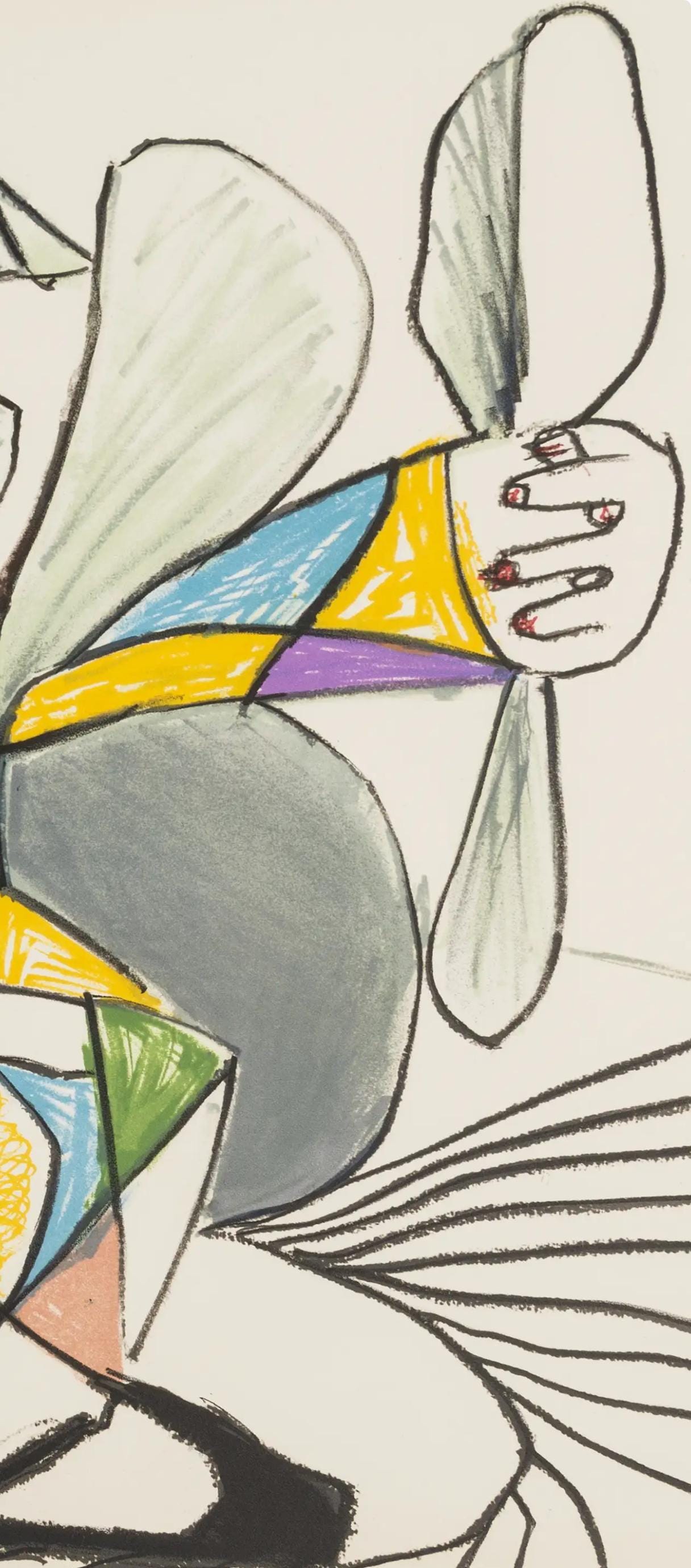 Pablo Picasso, Composition (Orozco 193-204), Au Baiser D'Avignon, Limited Edition Lithograph