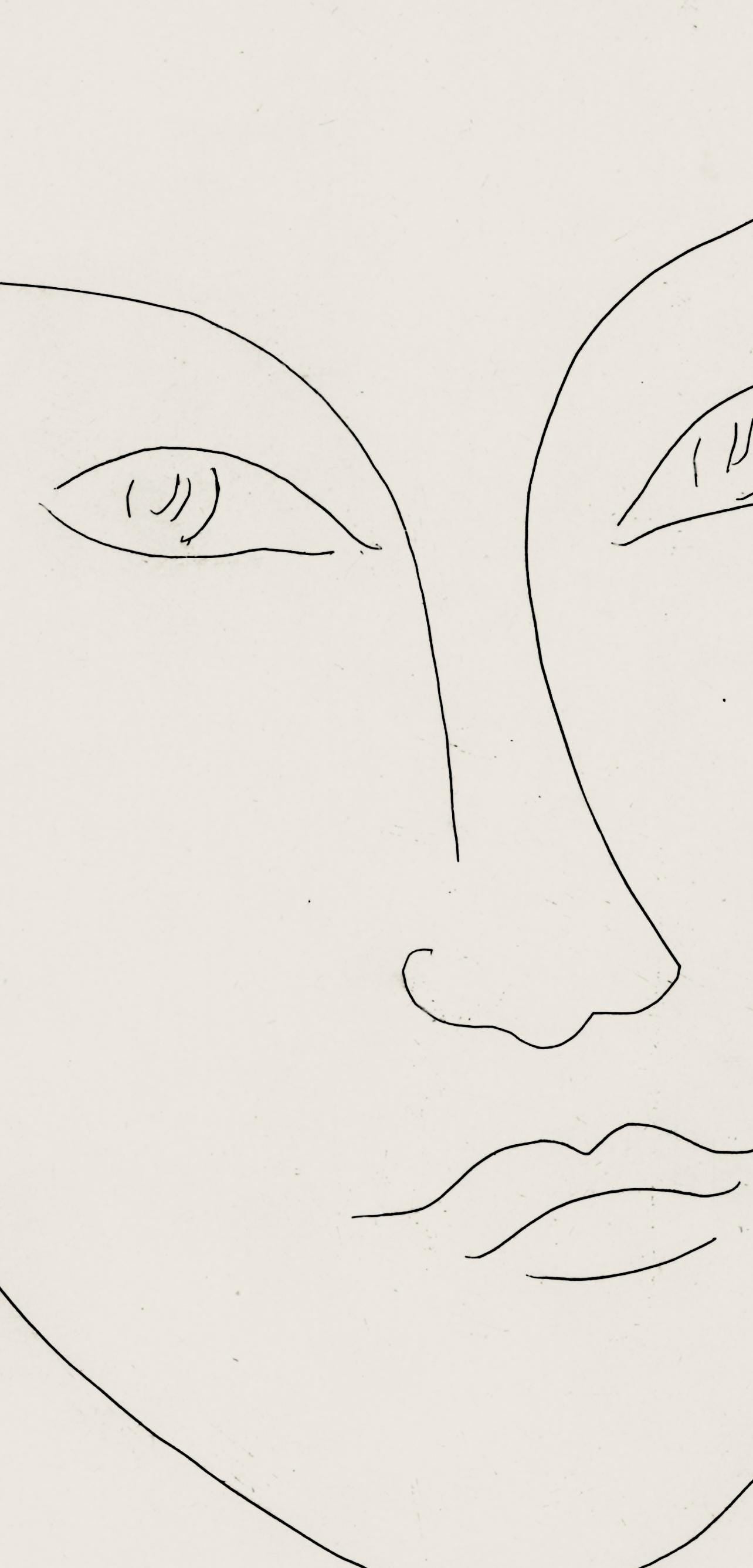Henri Matisse, Masque de jeune garçon (Duthuit No 268), Alternance, Limited Edition Etching