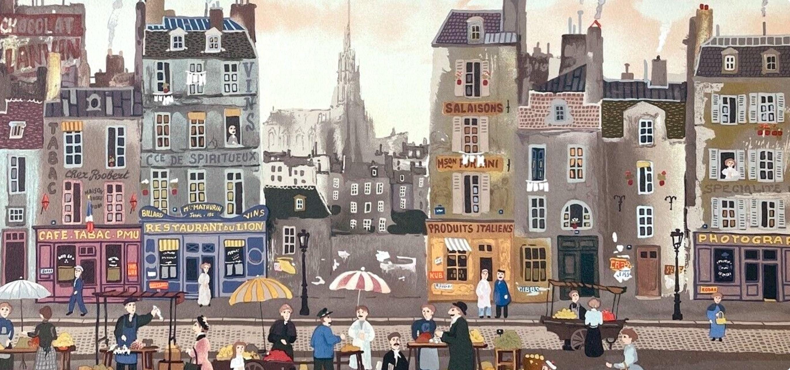 Michel Delacroix, Marchand des quatre-saisons, Limited Edition Lithograph