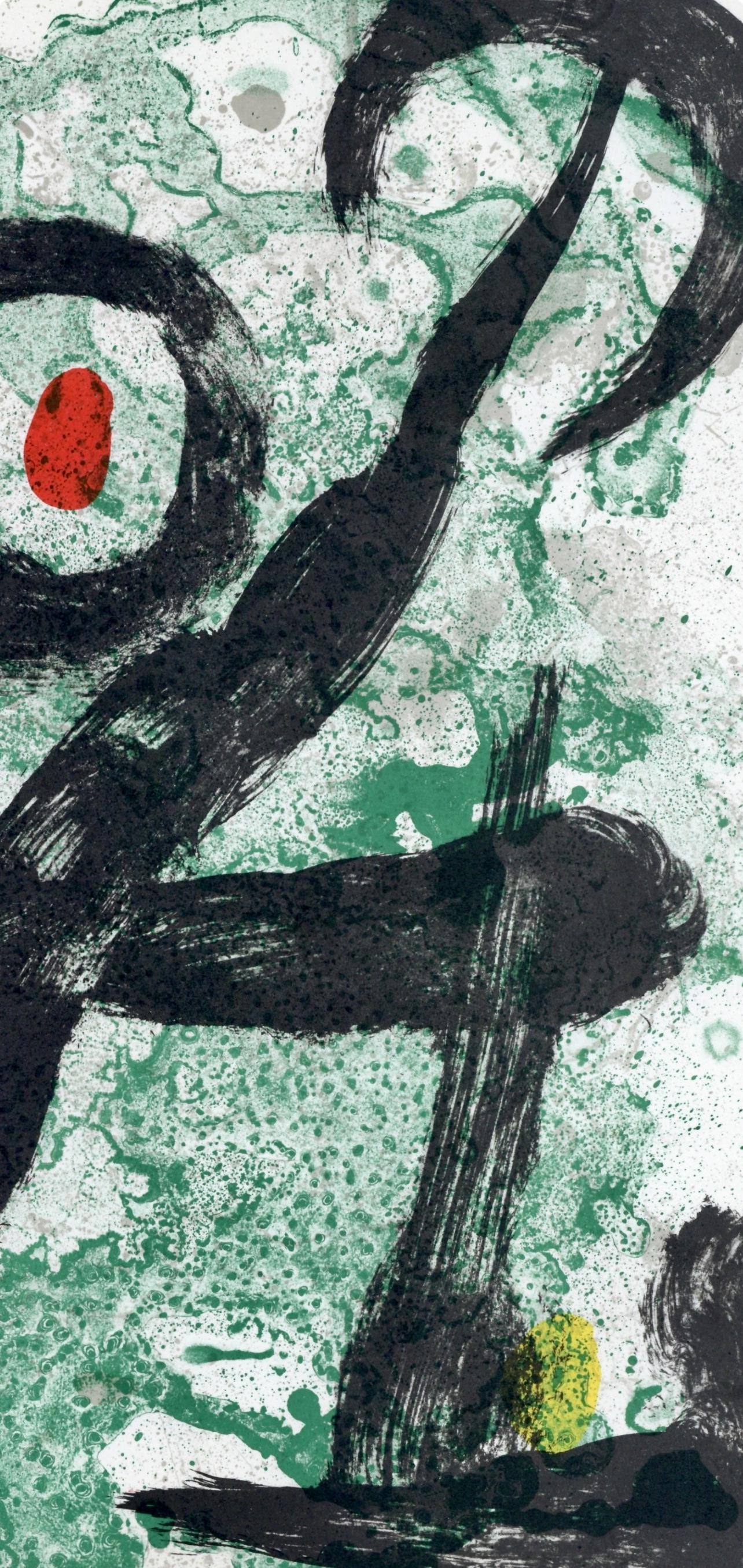 Joan Miró, Composition (Cramer 83; Mourlot 340-347), Derrière le miroir, Limited Edition Lithograph