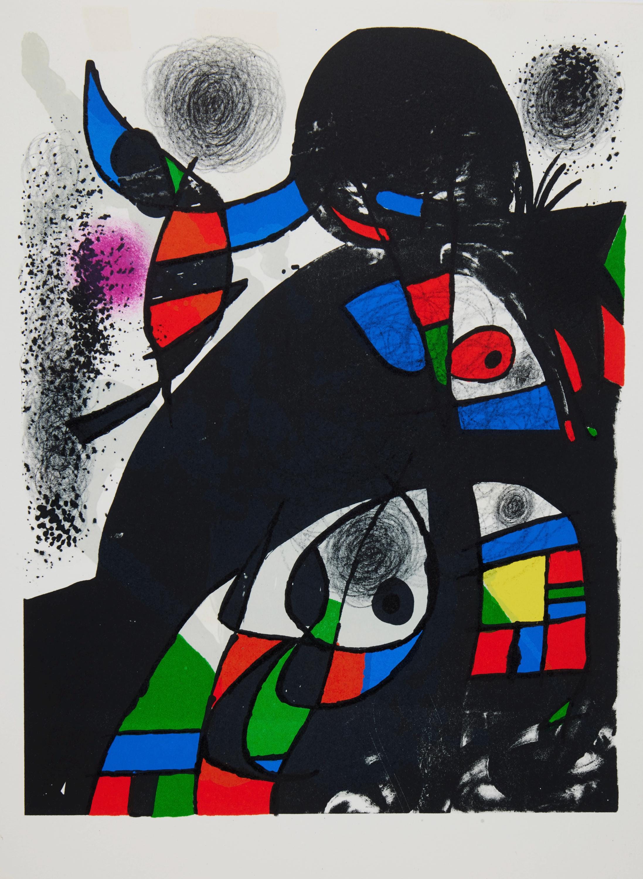 Joan Miró, Composition (Cramer 1080), San Lazzaro et ses Amis, XXe Siècle, Limited Edition Lithograph