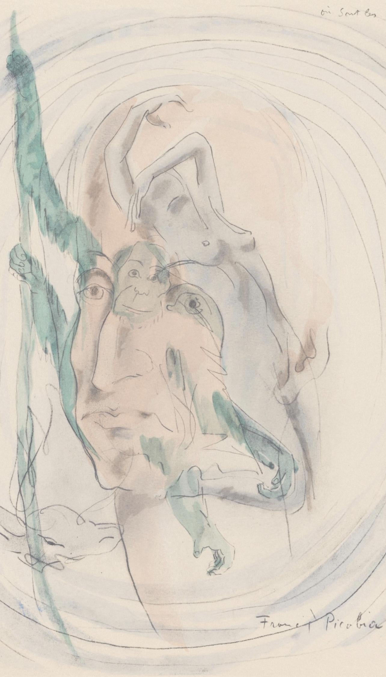 Francis Picabia, Composition, Le Peseur d'âmes (The Weigher of Souls), Limited Edition Lithograph