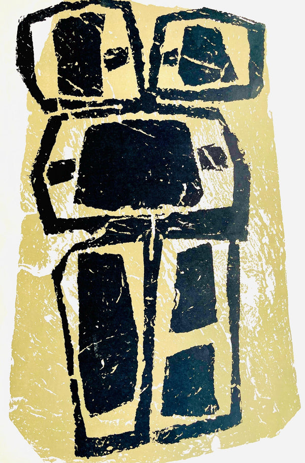 Raoul Ubac, Composition, Derrière le miroir, Limited Edition Lithograph